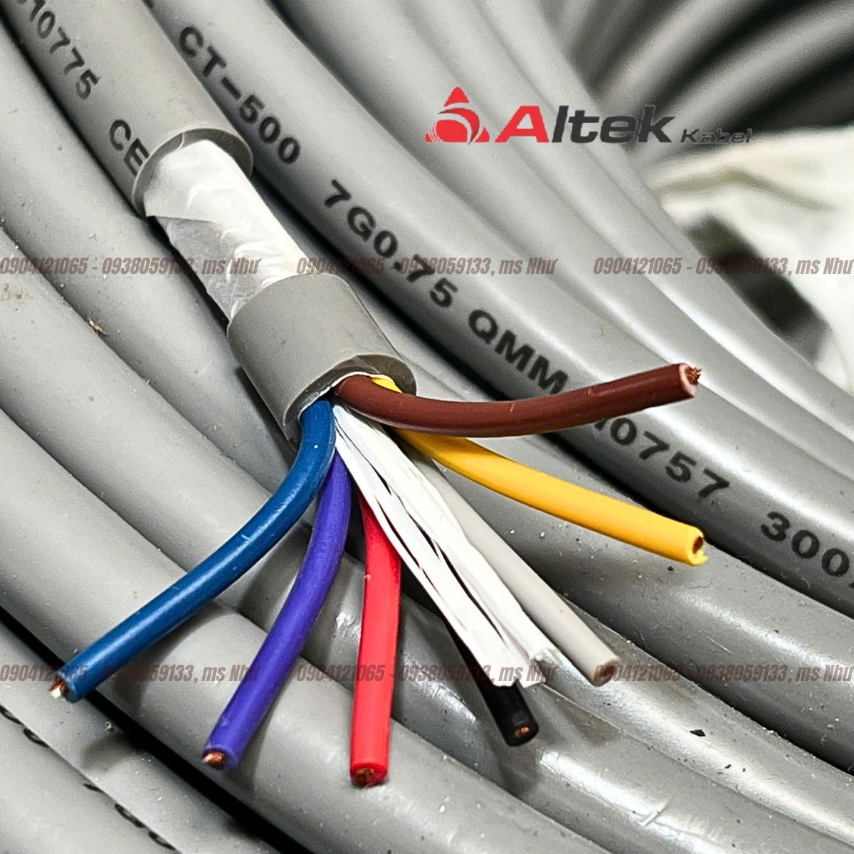 Cáp điều khiển công nghiệp đủ loại